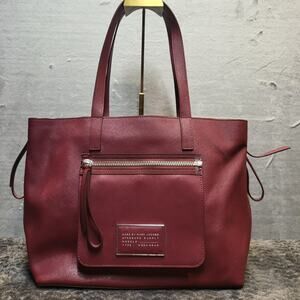 Marc By Marc Jacobs Tote Bag Womens One Size Red Canyon Leather Workwear